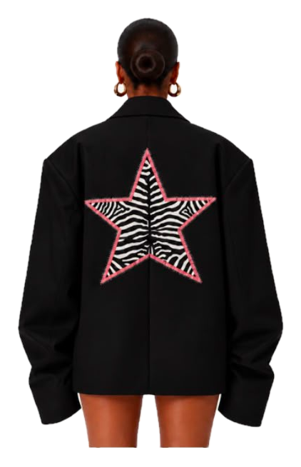 Zebra Star Blazer