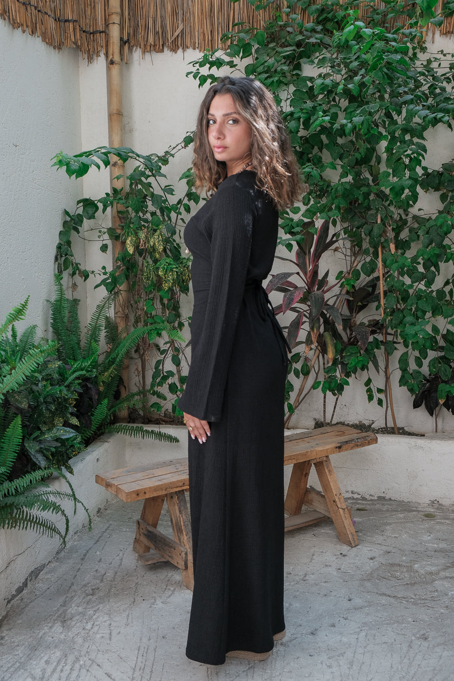 The black dress