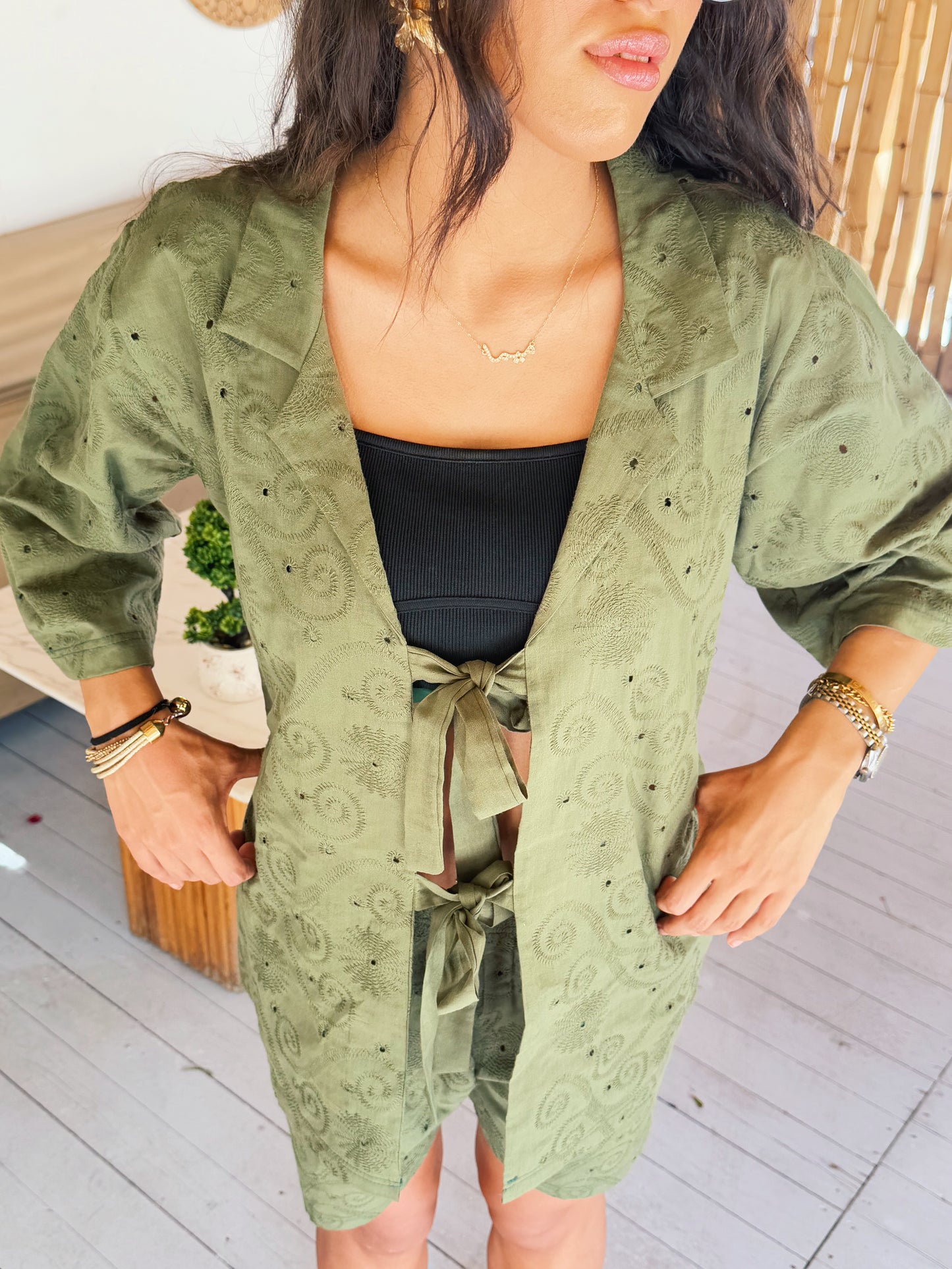 Flora Olive Set