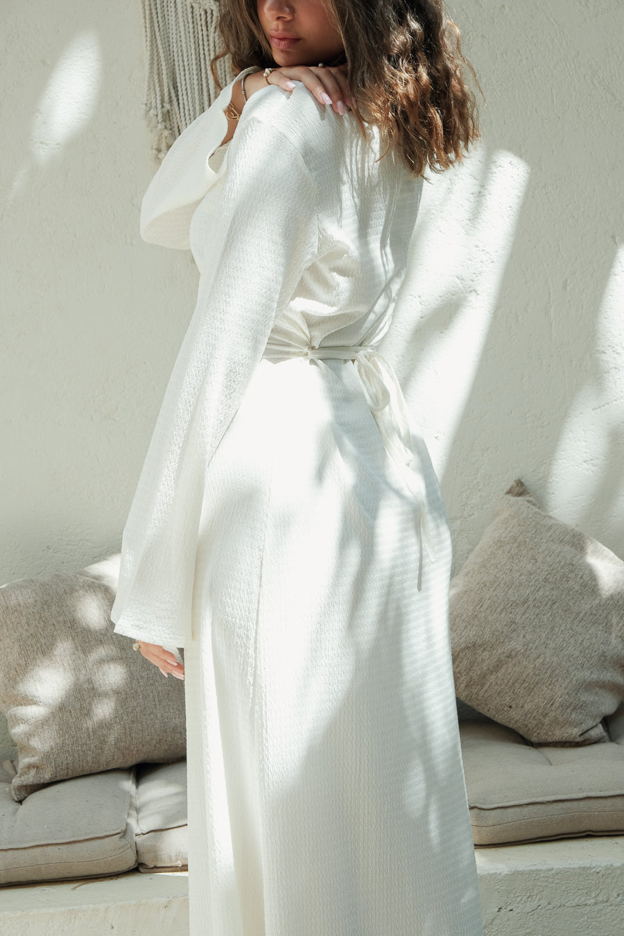 The white dress