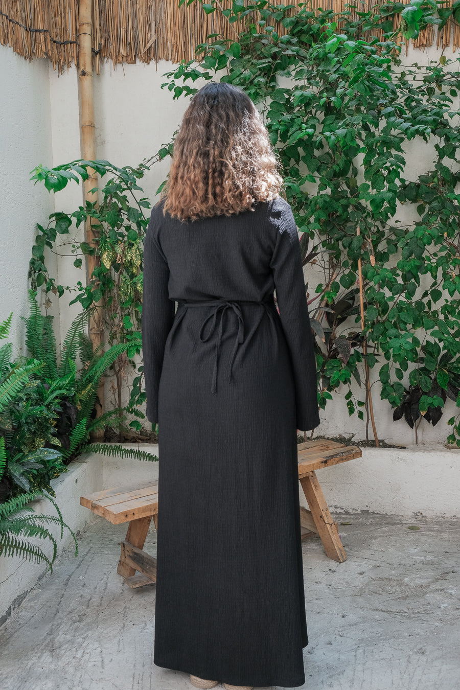 The black dress