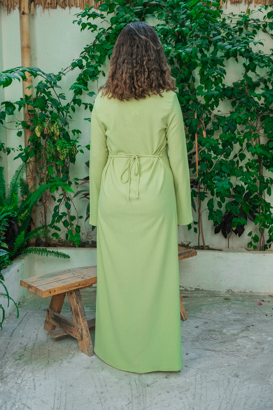 The mint dress