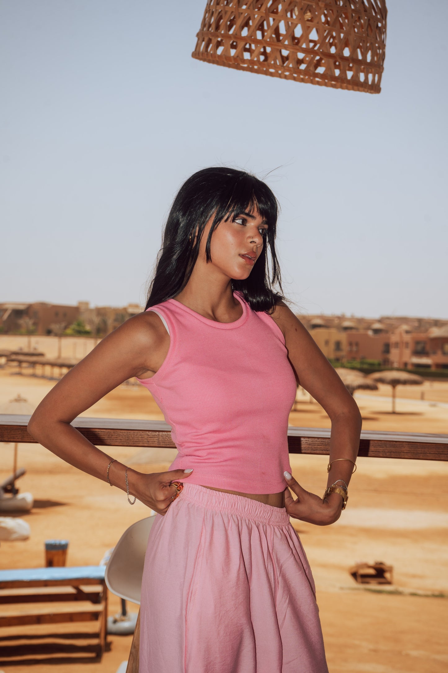 Nejma top in Pink