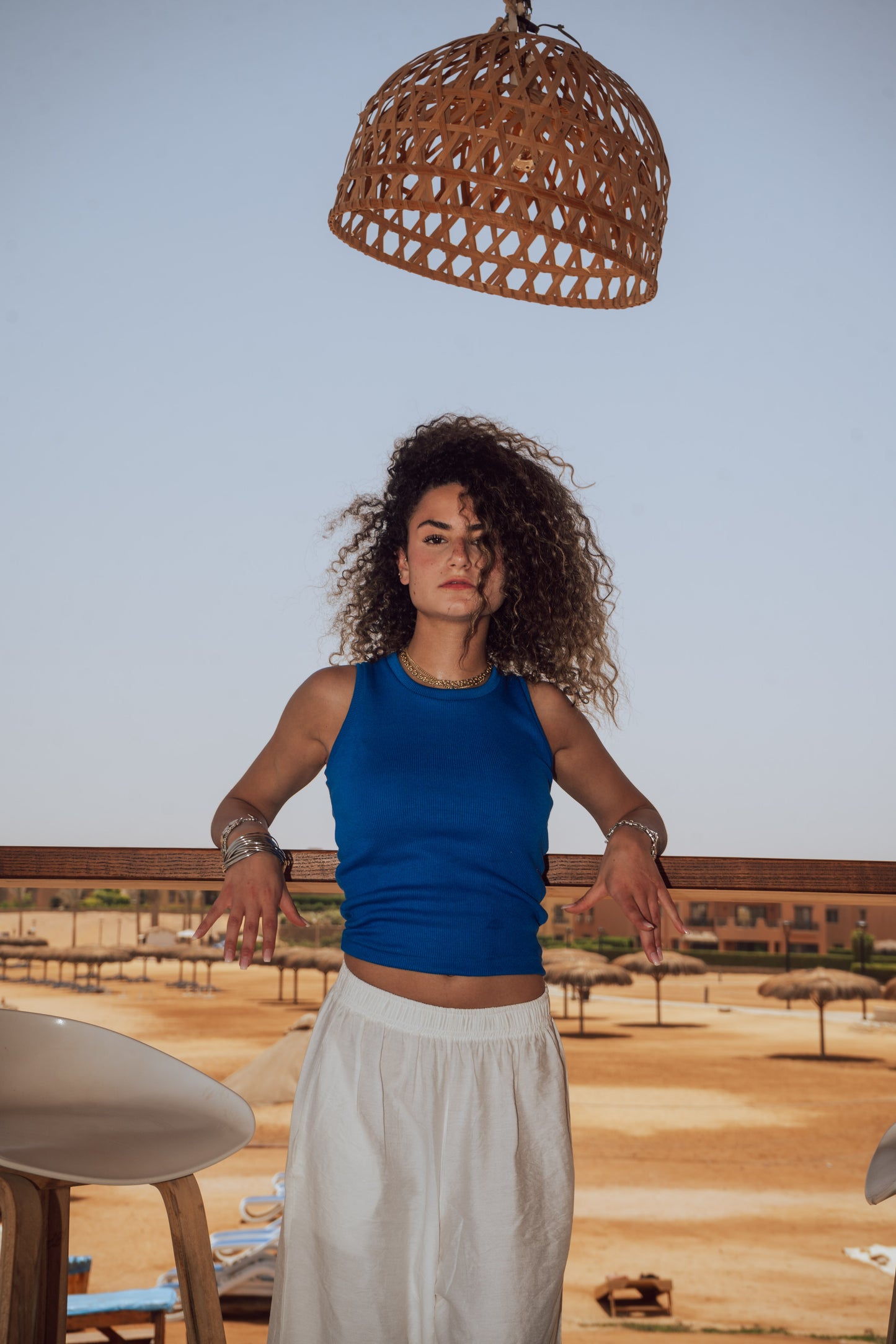 Nejma top in Blue