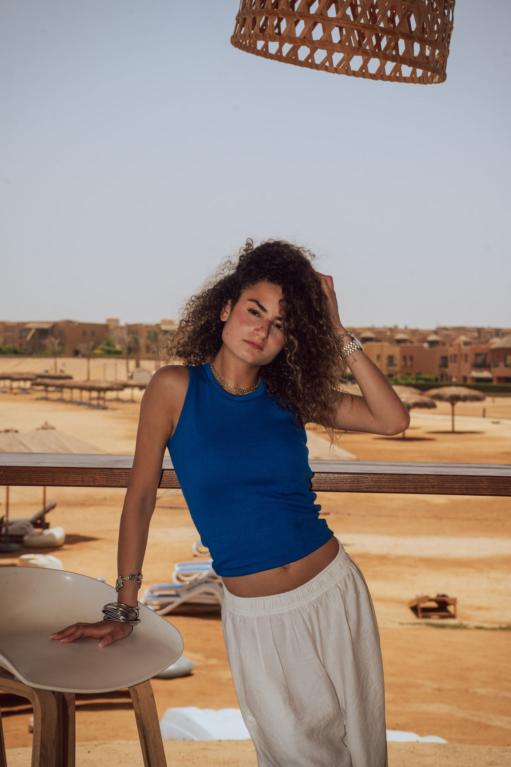 Nejma top in Blue