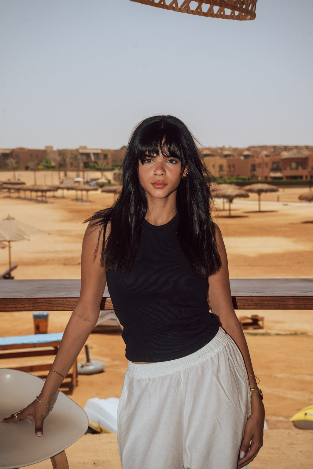 Nejma top in Black