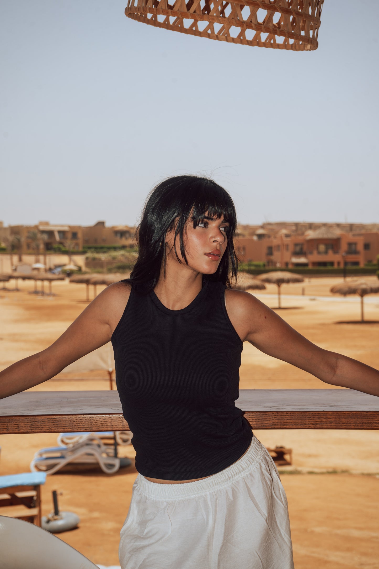 Nejma top in Black