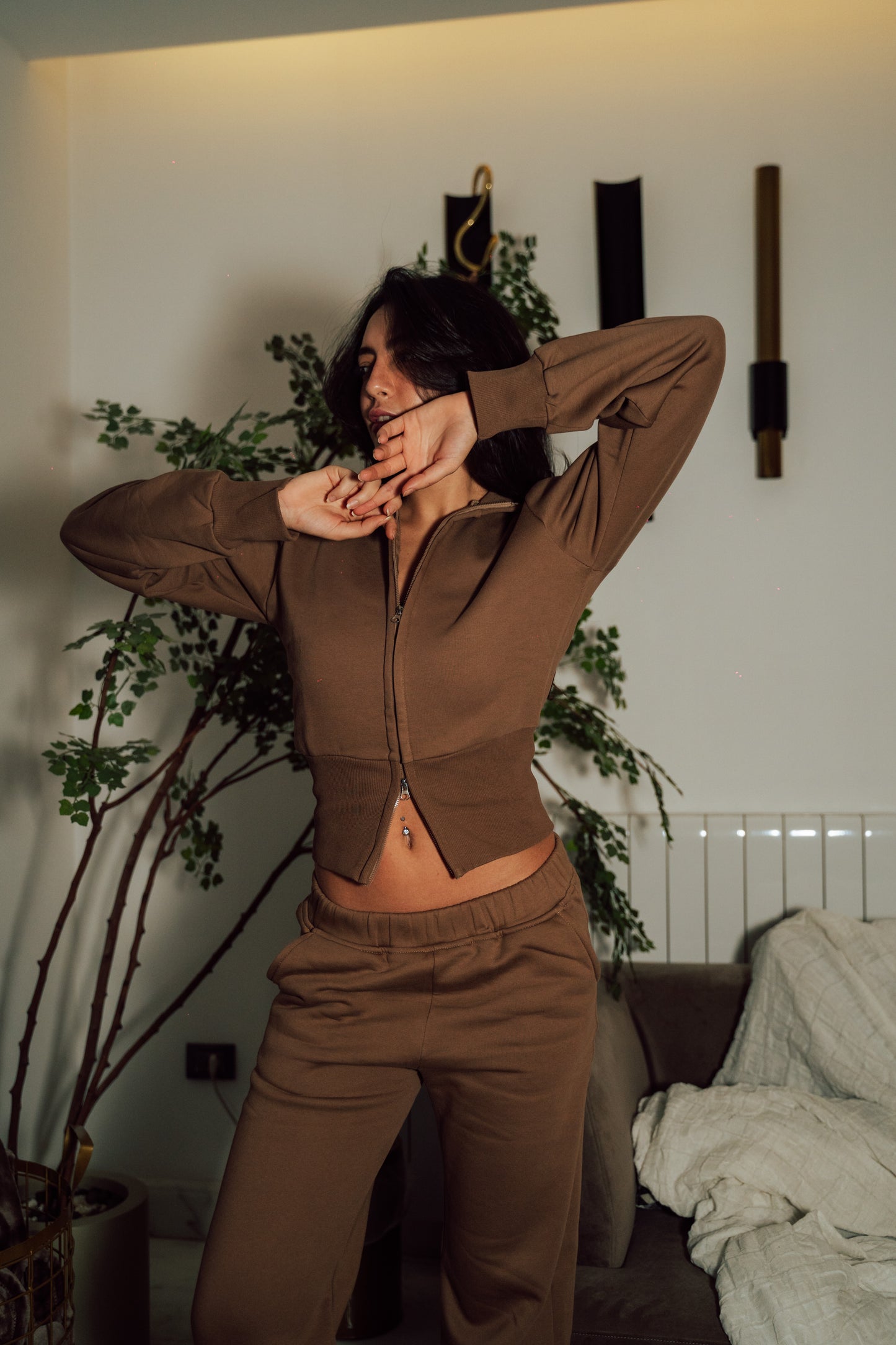 Brown cozy set